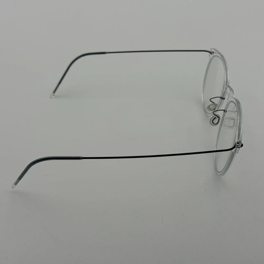 Lindberg Eyeglasses Titanium Clear Denmark Round Frame Only